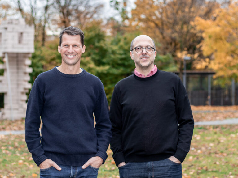 Digital Transformation Lab: Schmitz und Allwein im Park.