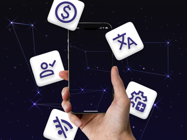 Astronomie-App zum Betrachten von Sternbildern